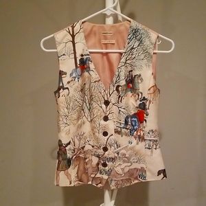 Authentic Hermes Silk Vest